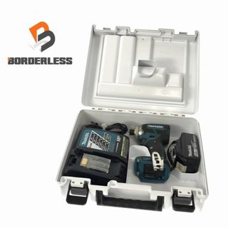 マキタ(Makita)の☆中古動作品☆makita マキタ 18V 充電式 インパクトドライバー TD148D バッテリー1個(BL1840) 充電器 ケース付 コードレス 89439(工具)