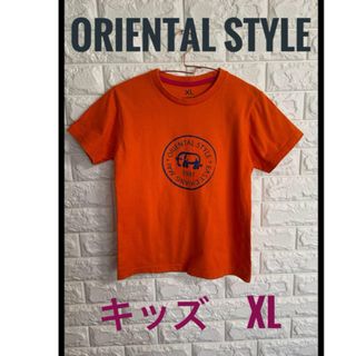 ORIENTAL STYLE オリエンタルスタイル　オレンジ　T シャツ　XL(Tシャツ/カットソー)