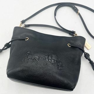 コーチ(COACH)の美品✨ コーチ　ショルダーバッグ 2way　シボ革 フリンジ　CA213(ショルダーバッグ)