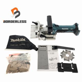 マキタ(Makita)の☆比較的綺麗です☆makita マキタ 18V 充電式ジョイントカッタ PJ180D ビスケットカッタ ビスケット付き 89481(工具)