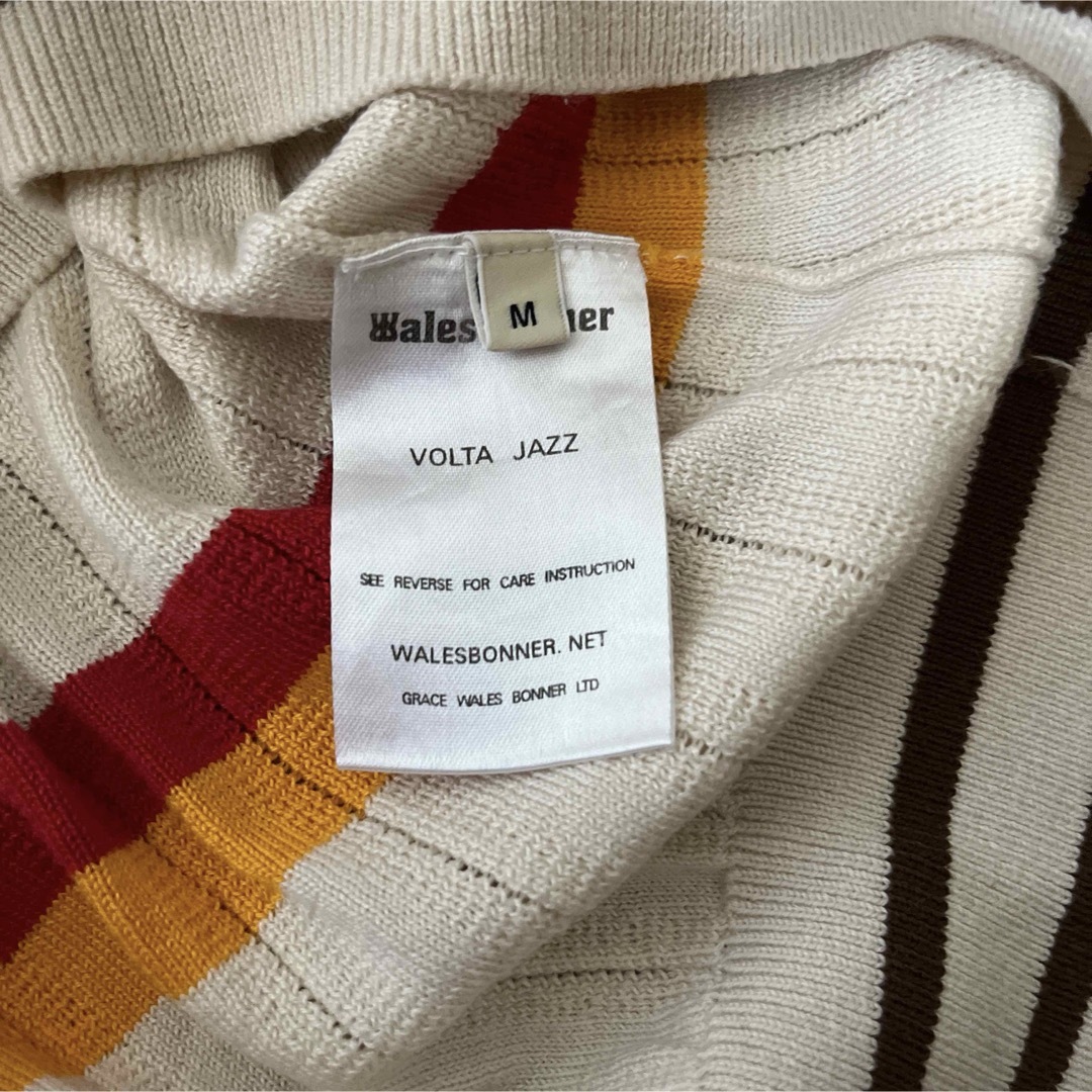 Wales Bonner 22ss Sun Polo Ivory M トップス Wales Bonner 22ss Sun Polo Ivory M トップス