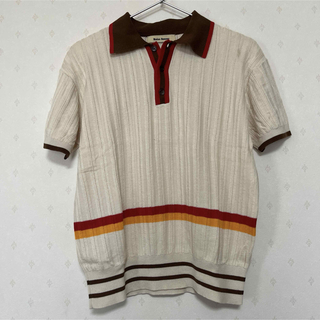 Wales Bonner 22ss Sun Polo Ivory  M(ポロシャツ)