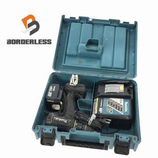 マキタ(Makita)の☆中古品☆makita マキタ 14.4V 充電式ドライバドリル DF470D バッテリー(14.4V 4.0Ah) 充電器付き 電動工具 締め付け 穴あけ 89496(工具)