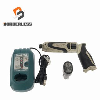 マキタ(Makita)の☆中古品☆makita マキタ 10.8V 充電式ペンインパクトドライバ TD021D バッテリー(BL0715) 充電器付き 締め付け 穴あけ 日曜大工 89499(工具)