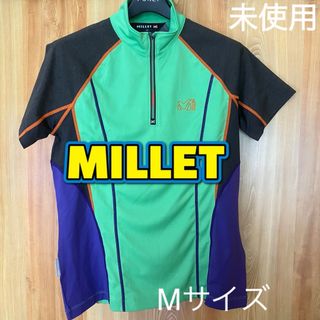 ミレー(MILLET)の【MILLET】ミレー☆ハーフジップアップ☆半袖☆レディースM メンズS相当(ポロシャツ)