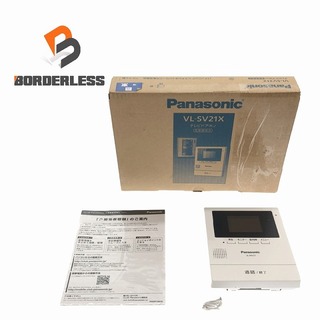 Panasonic - ☆未使用品☆Panasonic パナソニック テレビドアホン VL-SV21X 電源直結式 モニター親機 カメラ玄関子機 89536