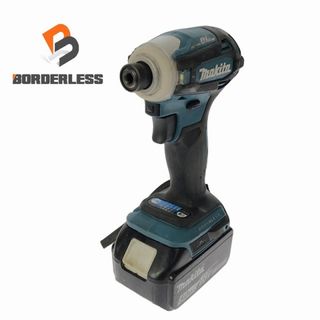 マキタ(Makita)の☆中古動作品☆makita マキタ 18V 充電式インパクトドライバー TD172D 青 バッテリー1個(18V 5.0Ah BL1850 充電回数23回) 89615(工具)