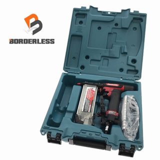 マキタ(Makita)の☆中古美品☆ makita マキタ 55mm 高圧仕上げ釘打ち機 AF552H 赤/レッド フィニッシュネイラ エアツール 内装業 釘打機 89668(工具)