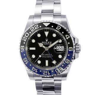 ロレックス(ROLEX)のロレックス GMTマスター2 デイト ランダムシリアル ルーレット 126710BLNR ROLEX 腕時計 黒文字盤(腕時計(アナログ))