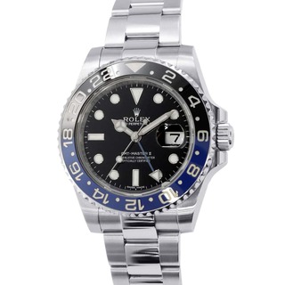 ロレックス(ROLEX)のロレックス GMTマスター2 116710BLNR ROLEX 腕時計 黒文字盤(腕時計(アナログ))
