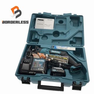 マキタ(Makita)の☆中古美品☆makita マキタ 10.8V 充電式レシプロソー JR104DSH バッテリー1個(1.5Ah) 充電器+替刃+ケース コードレス セーバソー 89681(工具)