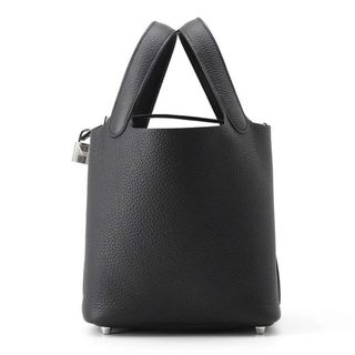 エルメス(Hermes)のエルメス ハンドバッグ ピコタンロックPM ブラック/シルバー金具 トリヨンクレマンス B刻印 黒(ハンドバッグ)