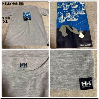 未使用　希少HELLYHANSEN Tシャツ　XL ライトグレー