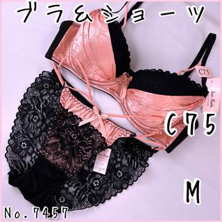 ブラジャーショーツセットC75    No.7457(ブラ&ショーツセット)