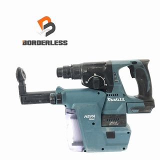 マキタ(Makita)の☆中古品☆makita マキタ 18V 24mm 充電式ハンマドリル HR244DZ 集じんシステム DX01付 89140(工具)