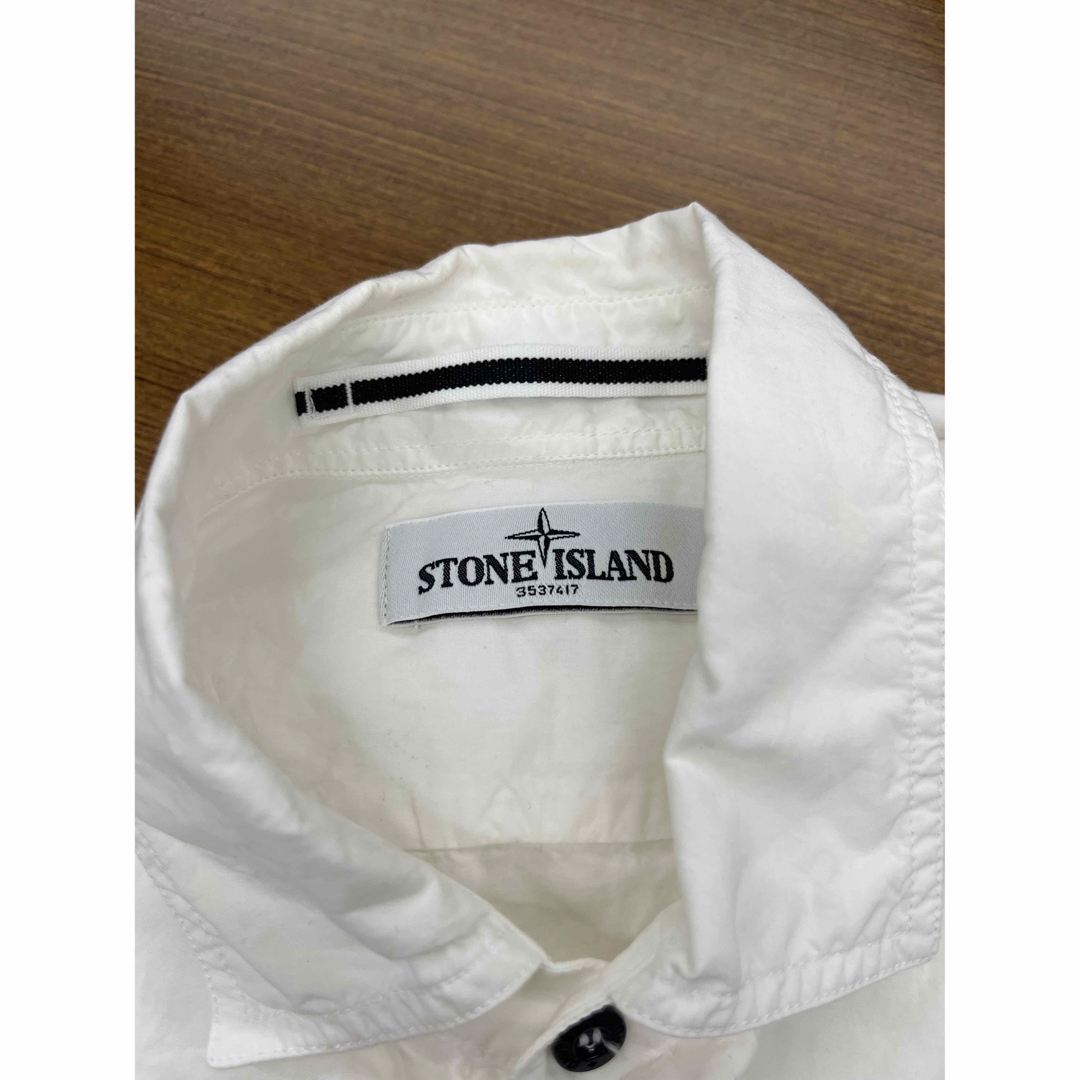 STONE ISLAND - N9 STONE ISLAND 無地シャツ 白シャツ shirtの STONE ISLAND - N9 STONE ISLAND 無地シャツ 白シャツ shirtの