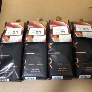 スターバックス(Starbucks)のスターバックス リザーブ マイクロブレンド No.21　コーヒー豆 250g×4(コーヒー)