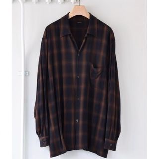 COMOLI - COMOLI 24SS レーヨンオープンカラーシャツ 1