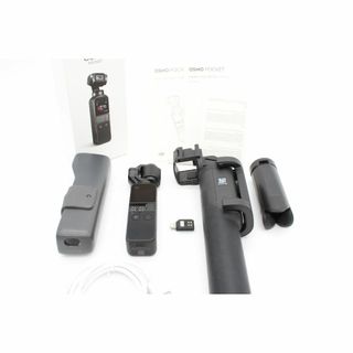 ＜＜化粧箱&延長ロッド（OT-114）付き！！＞＞【良品】DJI ディージェーアイ OSMO POCKET (3軸ジンバル, 4Kカメラ) #LE2024321(ビデオカメラ)