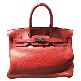 エルメス(Hermes)の　エルメス HERMES バーキン35 □F刻印 ルージュアッシュ フィヨルド レディース ハンドバッグ(ハンドバッグ)