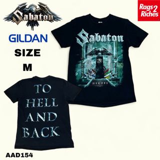 ギルタン(GILDAN)のSabaton HEROES サバトン 両面 プリント Tシャツ バンドT(Tシャツ/カットソー(半袖/袖なし))