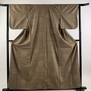 紬 身丈158.5cm 裄丈64cm 正絹 秀品 【中古】(着物)