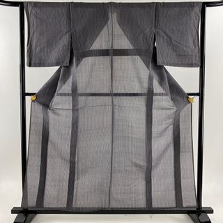 紬 身丈157cm 裄丈64.5cm 正絹 秀品 【中古】(着物)