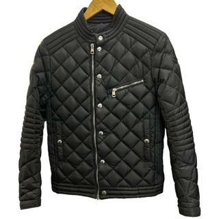 モンクレール(MONCLER)のMONCLER モンクレール FRED ダウンジャケット ブルゾン ナイロン 黒 キルティング 40314 メンズ アウター 冬 ジップアップ ボタン 中古 W1(ダウンジャケット)