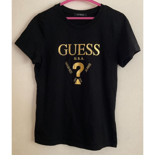 ゲス(GUESS)のGUESS 黒Tシャツ(Tシャツ/カットソー(半袖/袖なし))