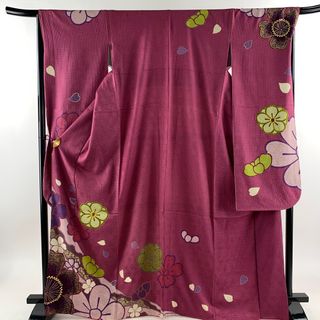 振袖 身丈167cm 裄丈67cm 正絹 名品 【中古】(着物)