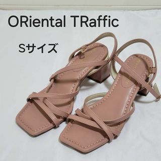 オリエンタルトラフィック(ORiental TRaffic)のオリエンタルトラフィック サンダル ヒール Sサイズ ピンク(サンダル)