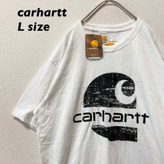 carhartt - 日本未発売【新品タグ付き】カーハート　半袖Tシャツ　ビッグプリント　白色　L