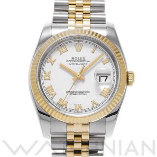 ロレックス(ROLEX)の中古 ロレックス ROLEX 116233 ランダムシリアル ホワイト メンズ 腕時計(腕時計(アナログ))