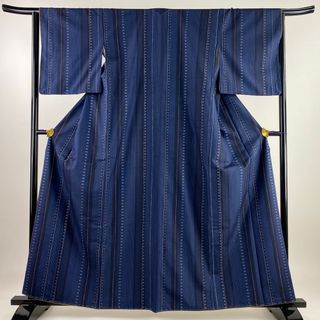 紬 身丈160cm 裄丈65cm 正絹 美品 秀品 【中古】(着物)