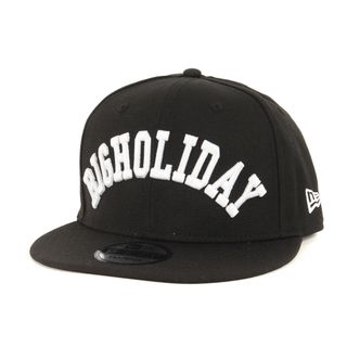 ティーエムティー(TMT)の美品 TMT ティーエムティー キャップ サイズ:FREE NEW ERA BIGHOLIDAYロゴ スナップバック ベースボールキャップ ブラック 黒 帽子【メンズ】【中古】(キャップ)