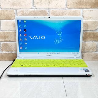 ソニー(SONY)のF4【VAIO♥超大容量1TB♥i3】カメラ付き♥初心者向けノートパソコン(ノートPC)