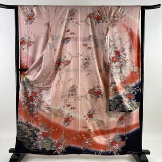 振袖 身丈163cm 裄丈64cm 正絹 秀品 【中古】(着物)