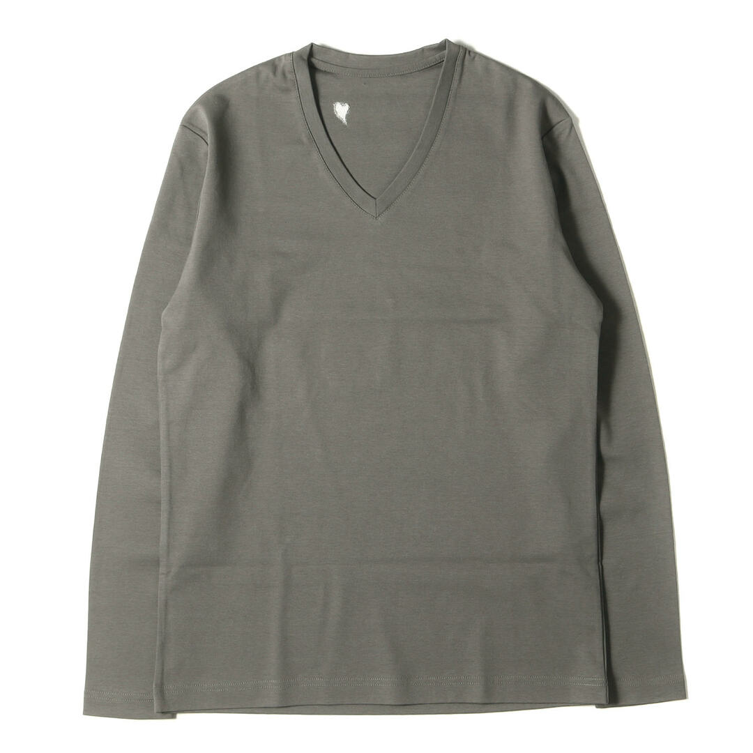 AKM - AKM エーケーエム Tシャツ サイズ:S Brown Bunny プレミアム ゴールドジャージー ロングスリーブ Vネック カットソー MIDDLE V-NECK L/S トップス 長袖 ロンT LUXE163 OF ONE COLLECTION カーキベージュ 日本製【メンズ】【中古】の通販 by ブランド古着のBEEGLE by AKM - AKM エーケーエム Tシャツ サイズ:S Brown Bunny プレミアム ゴールドジャージー ロングスリーブ Vネック カットソー MIDDLE V-NECK L/S トップス 長袖 ロンT LUXE163 OF ONE COLLECTION カーキベージュ 日本製【メンズ】【中古】の通販 by ブランド古着のBEEGLE by