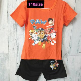 パウパトロール セットアップ 110 ORANGE(Tシャツ/カットソー)