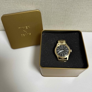 タイメックス(TIMEX)のTIMEX × BEAMS 時計 別注 CAMPER Yellow Gold(腕時計(アナログ))