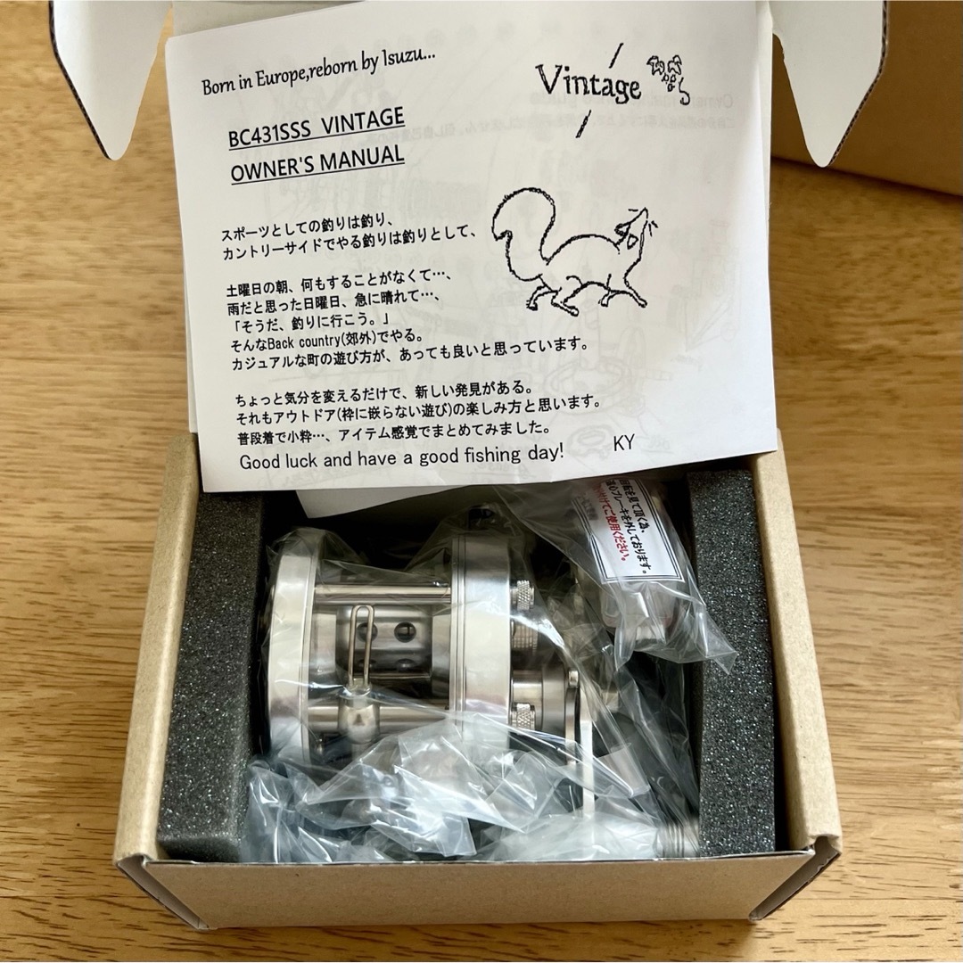 【新品未使用】 五十鈴工業 左巻き BC431SSS 渓流 バス トラウト 【新品未使用】 五十鈴工業 左巻き BC431SSS 渓流 バス トラウト