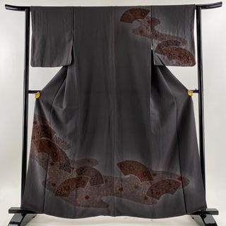 訪問着 身丈160cm 裄丈63cm 正絹 秀品 【中古】(着物)