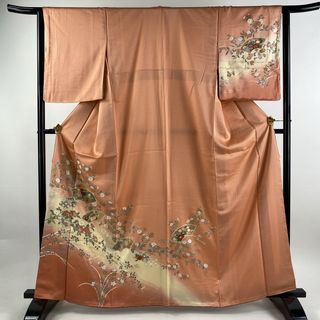 訪問着 身丈163.5cm 裄丈63cm 正絹 秀品 【中古】(着物)