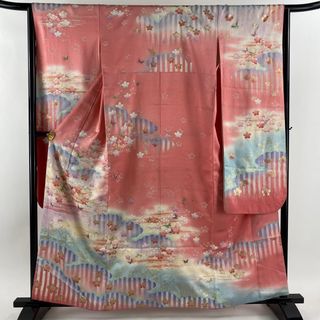 振袖 身丈159cm 裄丈64cm 正絹 秀品 【中古】(着物)