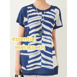 essential HIROKO BIS デザインプリントカットソー 日本製