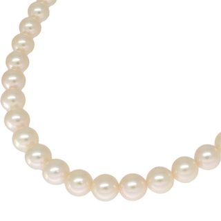 ミキモト(MIKIMOTO)のミキモト アコヤ真珠 約8.0～8.5mm ネックレス K18WG A+♪(ネックレス)