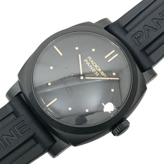 パネライ(PANERAI)の　パネライ PANERAI ラジオミール 1940 3デイズ チュラミカ PAM00577 ブラック文字盤 セラミック 手巻き メンズ 腕時計(その他)