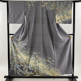 訪問着 身丈156cm 裄丈62.5cm 正絹 名品 【中古】(着物)