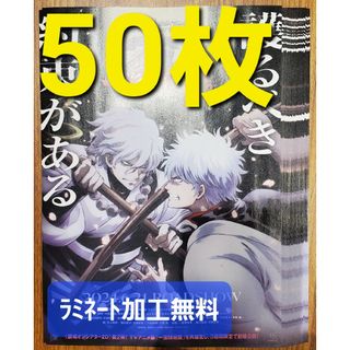 映画「銀魂 一国傾城篇魂 」フライヤー50枚【ラミネート加工1枚無料】(印刷物)