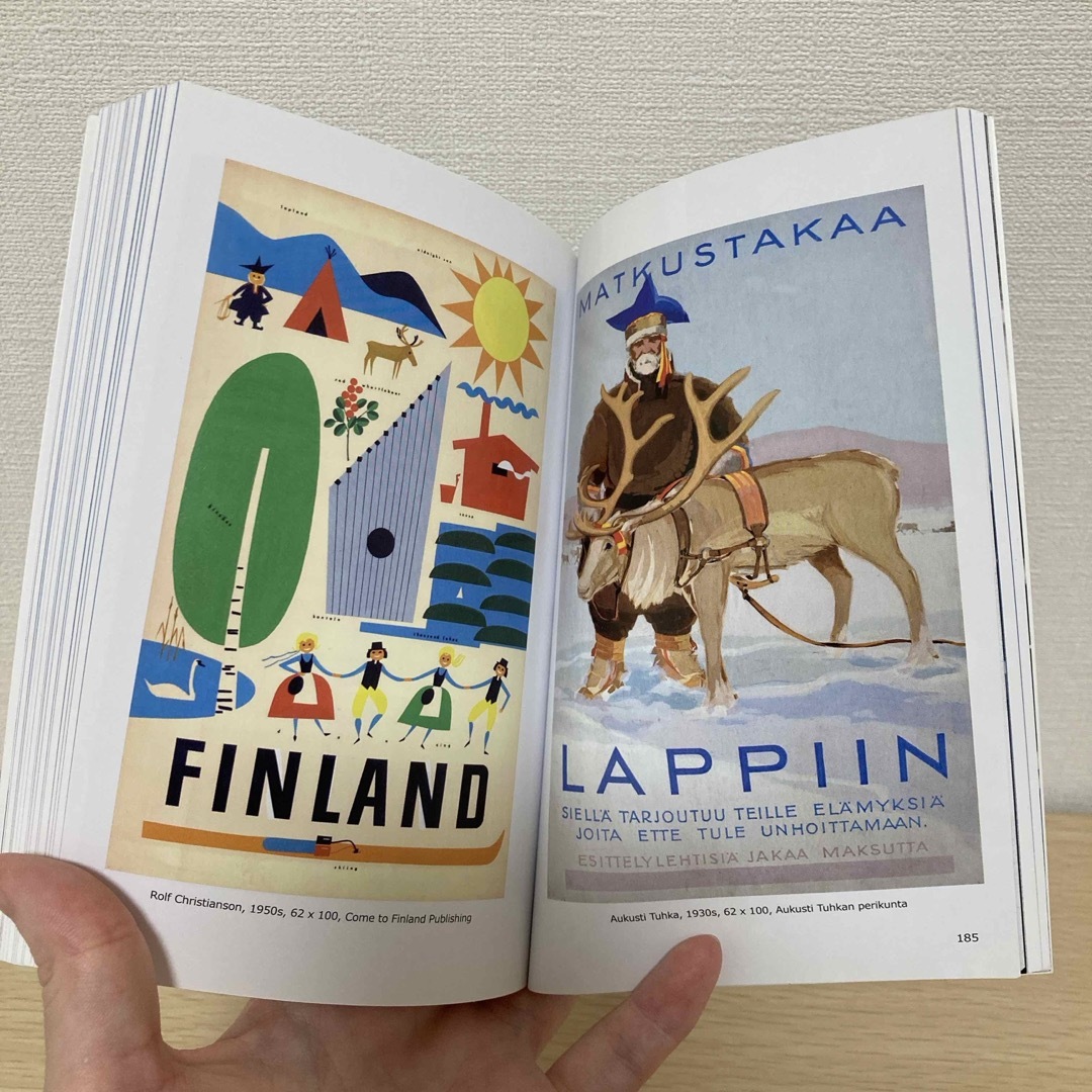 フィンランドの旅行ポスター本 COME TO FINLAND！ エンタメ/ホビーの本(地図/旅行ガイド)の商品写真
